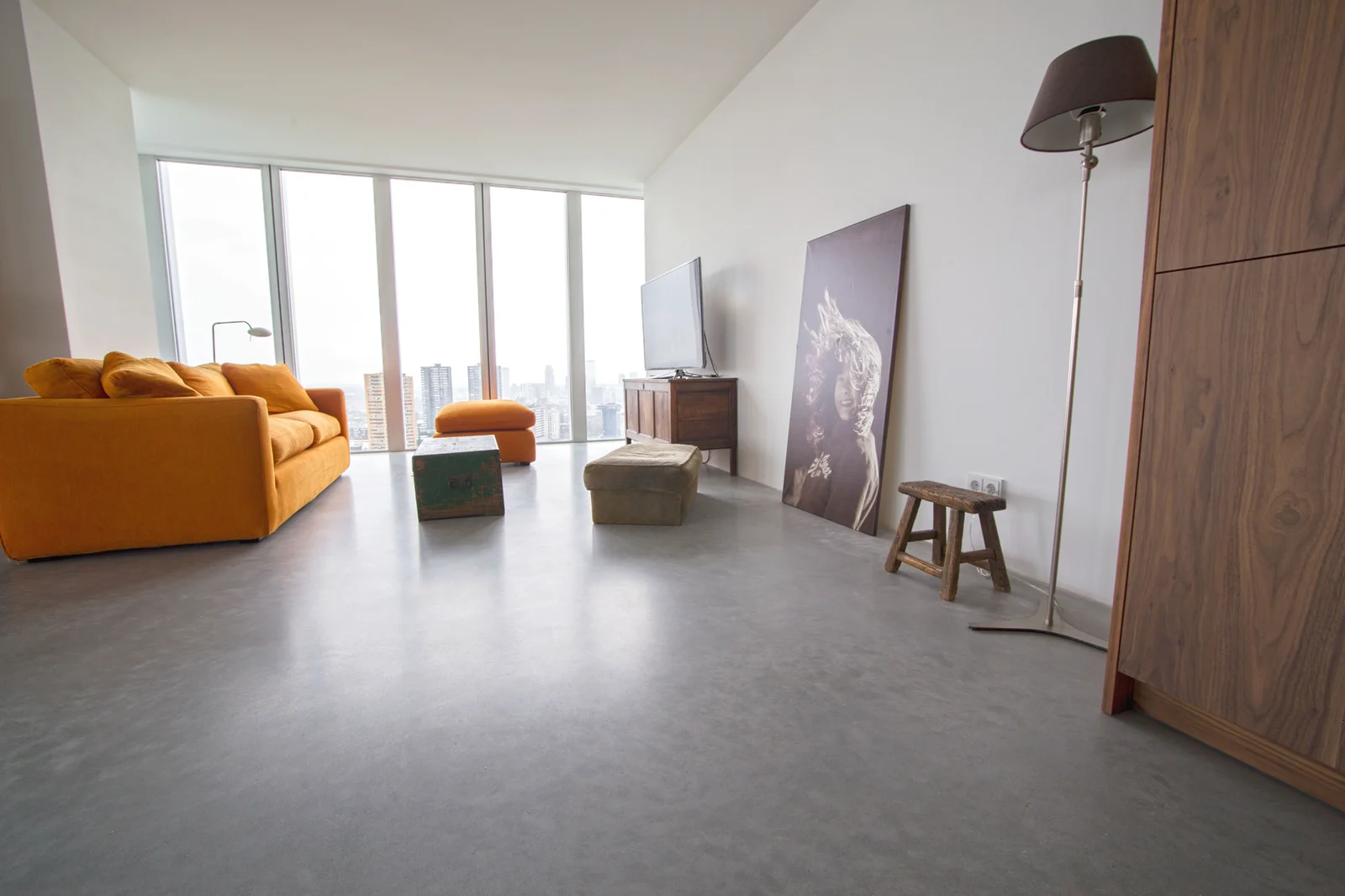 Concraft XL Cloudy in een penthouse