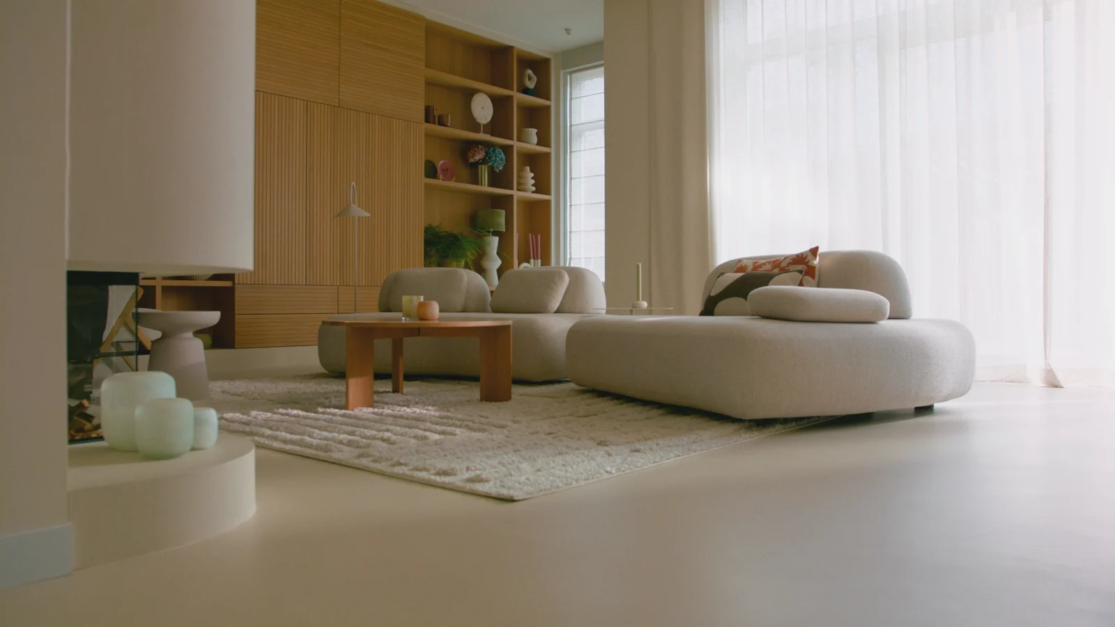 Concraft XS in een lichte woonkamer